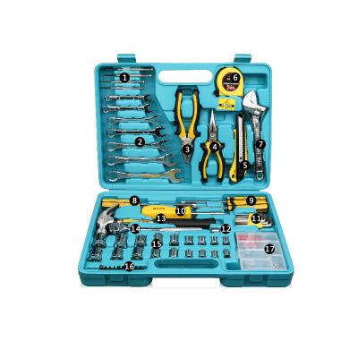 China Good Quality 60pcs Ratchet Auto Repair Mechanic Wrench Sleeve Set Kit Hand Tool Combination Toolbox Socket Wrench Sets for sale