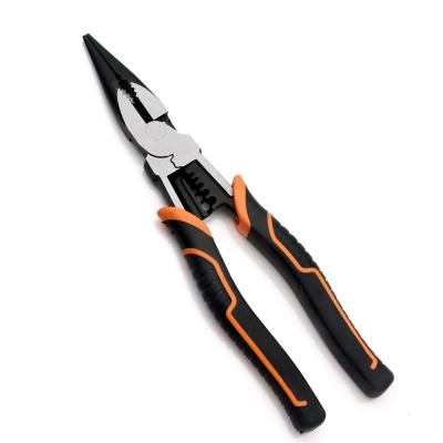 China Portable Handheld Tools Pliers Factory Outlet Tool Pliers Hardware Tools Long Nose Pliers With TPR Plastic Sheath Handle for sale