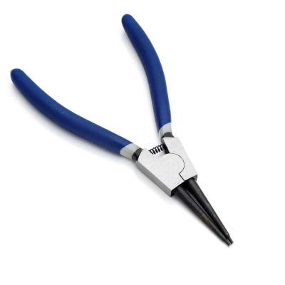 China Eco-Friendly 4PCS Internal External Circlip Pliers Set 5 Inch Cr-V Retaining Ring Snap Ring C-Clip Pliers Set for sale