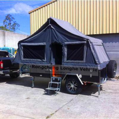 China Travel Trailer Australia Powder Coated Forward Folding Camping Trailers for sale