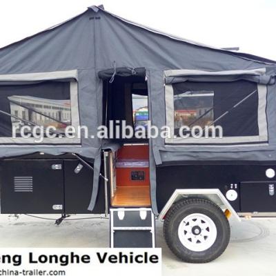 China Travel Trailer Cub Forward Folding Camper Trailer for sale