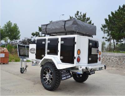 China Travel Trailer Fiberglass Off Road Camper Trailers LH-CPT-11A for sale