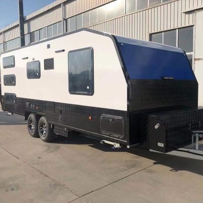 China Travel Trailer Price 22ft Caravan Sandwich Panel House Off Road Australian Standard High Quality CustomizedTouring Best Mobile Camper for sale