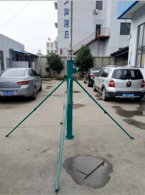 China 6m up to 18m telescopic antenna towers and lightweight antenna mast 2mm wall 6063 aluminum with tripod stand for sale