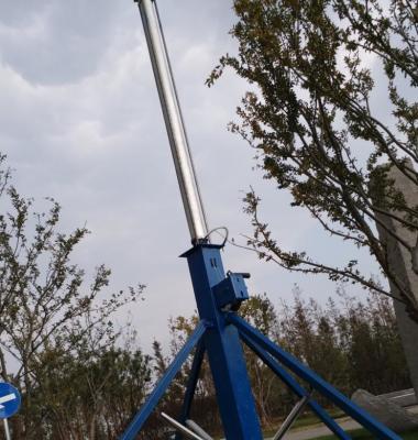 China telescopic mast 6m 9m aluminum mast light weight telescoping pole  hand push or winch up for sale