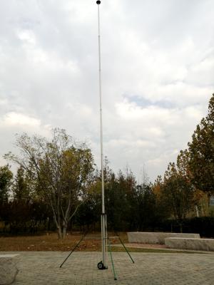 China telescopic antenna mast portable tv antenna mast pole aluminum mast light weight telescoping pole  hand push or winch up for sale