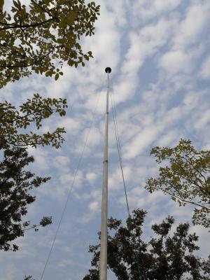 China New Version 12 meter telescopic mast hand winch mast for light tower CCTV monitor pole light weight tower antenna mast for sale