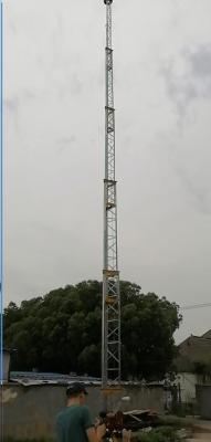 China 110 kv transmission tower aluminum tower light weight portable lattice tower antenna tower telescopic aerial mast for sale