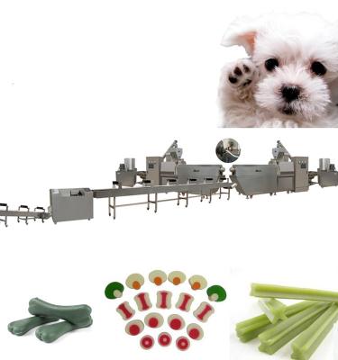 China Automatic Multi-Function Line Cat Food Pet Chew Snack Food Production Line Dog Food Machine for sale