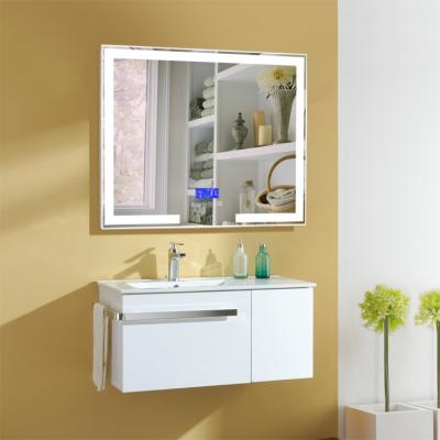 China Double Arm Extend LED Smart Mirror Lights Washingroom Wall Mounted Bathroom Makeup Mirror With LED Light for sale