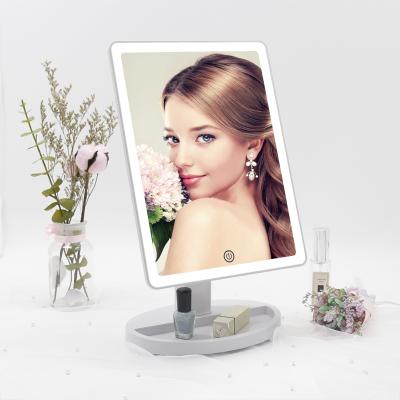 China Large Hollywood mirror Shenzhen factory LED dressing table mirror lighted makeup mirror with lights for sale