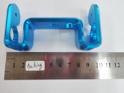 China Blue Anodized Custom CNC Machining / Bending Aluminum Fishing Reel Parts for sale