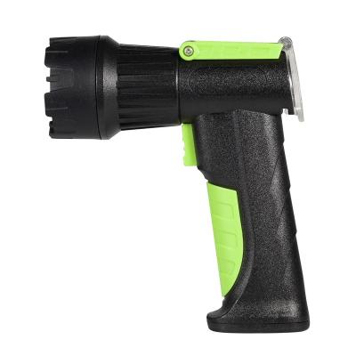 China Ergonomic 150 Degree Adjustable Bracket Gun Shaped High Lumen Search Spot Light Flashlight Light For Outdoor Home Security Hunting Camping Fishing for sale