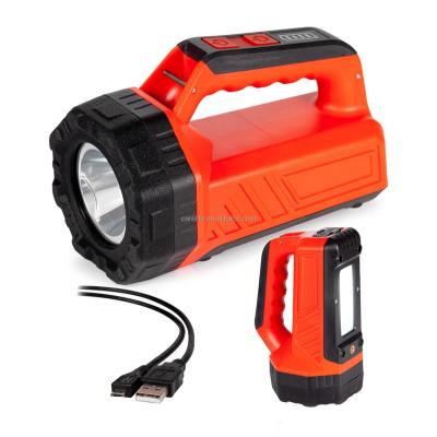 China Water Proof and Shock Resistant Portable High Lumen Search Spot Light Flashlight for Outdoor Home Security Hunting Camping Fishing for sale