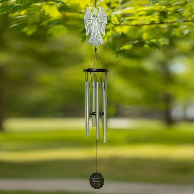 China Calendars Angel Watching Over Us Outdoor Garden Decor Home Prayer Wind Chime for sale