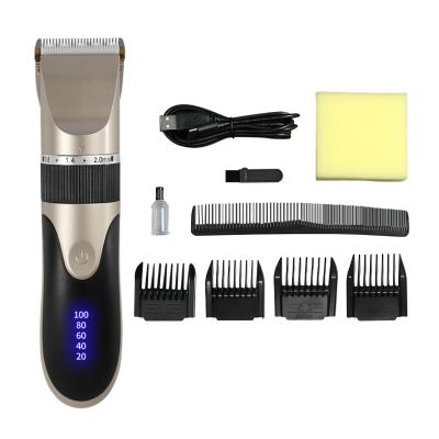 China Hotel Professional Barber Razor Usb Rechargeable Electric Cordless Portable Clipper Grooming T-Blade Trimmer For Men for sale