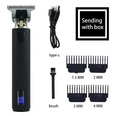 China Hot Selling Hotel USB Rechargeable Cordless Portable Electric Professional Beard Trimmer T-Blade Hair Trimmer Mini For Men for sale