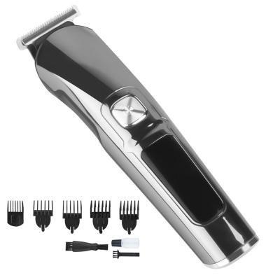 China Commercial Cordless Professional Portable Barber Hair Trimmer Hotel Gift USB Rechargeable Black Electric Hair Trimmer Set for sale