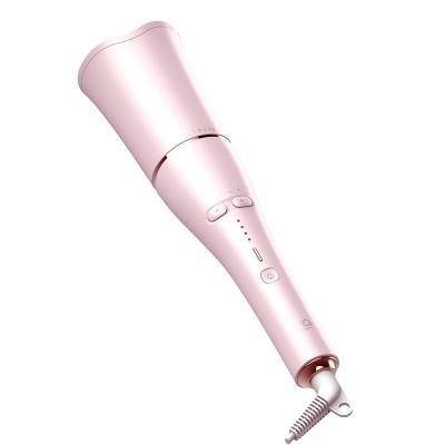 China Smart Ceramic Wireless Hair Curler 360 Degree Auto Rotating LCD Display Portable Handheld Adjustable Temperature Ceramic Body for sale