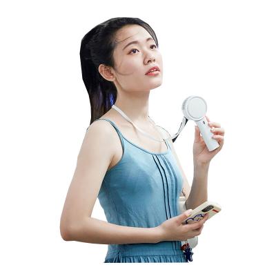 China 3 Mode Adjustable Cooling Silent Electric Smart Rechargeable Desktop Fan Handheld Custom Design Portable Wireless Fan For Outdoor Travel for sale