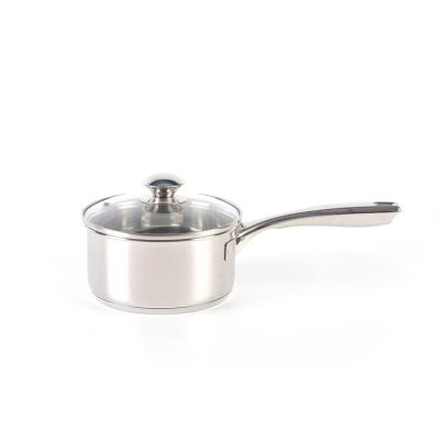 China Sustainable Pots Mini Hotpot Pot Wholesale Stainless Steel Sauce Filters General Use For Gas And Induction Cooker Not Glass Cover Support 20cm for sale