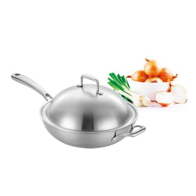 China Axa Pan Deep Induction Wok With Stainless Steel Non-Stick Frying Lid - Sustainable New Design for sale