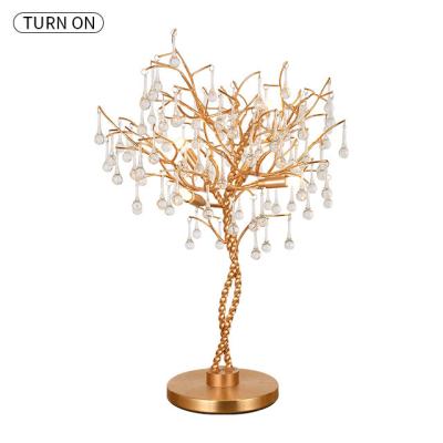 China Nordic modern direct glass drop fashion designer villa table lamp modern decorative factory decoration table lamp for villa for sale