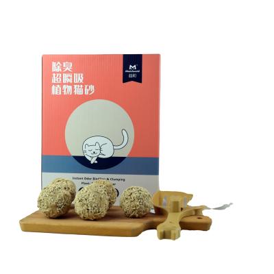 China Sustainable Smell-destroying Garbage Biobased Cat Litter Cat Mate Litter to Estonia for sale