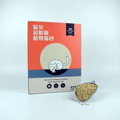 China Sustainable Ultra Less Dust Strong Block Tofu Cat Litter Better Than Bentonite Cat Litter for sale