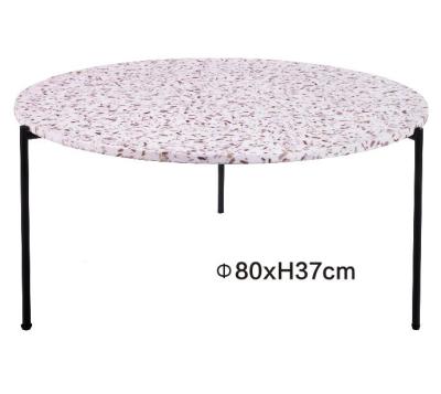 China DINING TABLE Industry End Table Modern Small MDF Top Round Side Tea Table For Living Room for sale