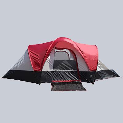 China Diagonal tying type Amazon Bestselling tent for 5-8 people two bedroom tent outdoor camping tent en venta