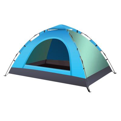 China Diagonal Bracing Type 3-4 Person Beach Tourism Automatic Camping Tent Amazon Bestselling for sale