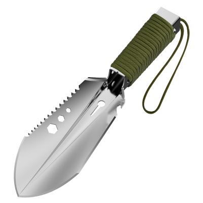 China Amazon Nylon Rope Vending Outdoor Camping Tactical Shovel With Handle for sale