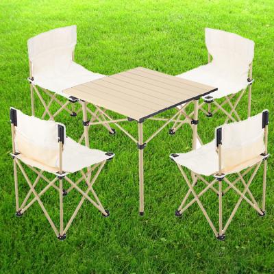 China Durable Amazon Best Selling Customizable Portable Folding Table And Chair Set for sale