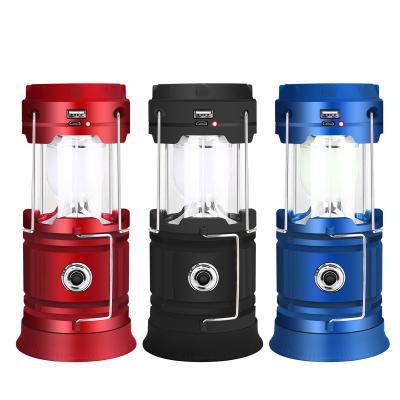 China Amazon Electric Bicycles/Scooters Selling 18650 Lithium Battery USB Rechargeable Solar Camping Lamp en venta