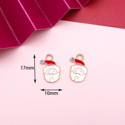 China Europe SGS Wholesale DIY Metal Christmas Snowman Shape Dangle Charms For DIY for sale