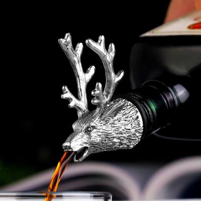 China Viable 3D Wine Wine Heart Shape Stainless Steel Cork Stopper Stainless Animal Heart Shape Vacuum Pourer Oil Wine Pourer Machine Aerator Pourers Premimun for sale