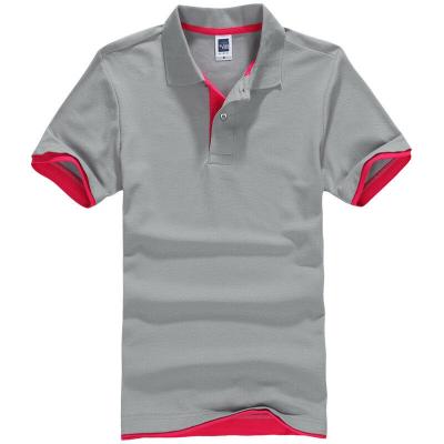 China Anti-pilling Hot Men's Polyester and Promotional Cotton Shirt Custom Men's Polo Shirt 180gsm T-Shirt for sale