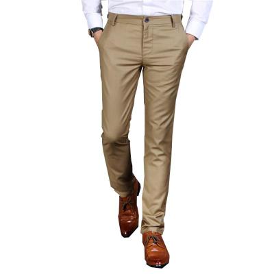 China Full Straight Slim Casual Western Style Men's Pants Commercial Men's Casual Pants Long Pants Plus Size Men's Trousers for sale