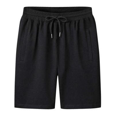 China High quality men's breathable elastic with pockets pattern for seniors men's comfort 7 waist shorts 9 inch inseam for sale