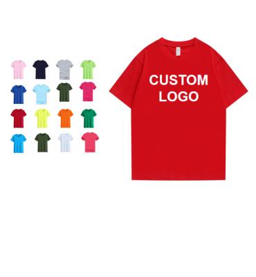 China Wholesale casual short sleeve high quality anti-pilling T-shirt factory direct custom embroidery logo for sale