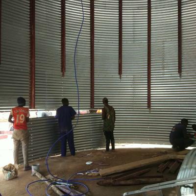 China 2018 Best Sale Hot Galvanized Grain Storage Steel Silo In China for sale