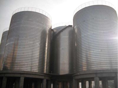 China Silos de aço galvanizados profissional do escaninho da grão para o armazenamento da grão 20 anos de vida útil à venda