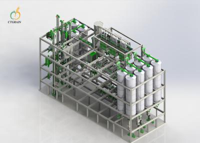 China moinho de farinha do estojo compacto da máquina 100TPD da fábrica de moagem da grão 380kw à venda