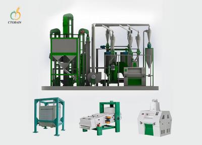 中国 Factory best selling China Automatic 20t/24h Maize Meal Processing Machinery Maize Grits Corn Flour Mill Machine 販売のため