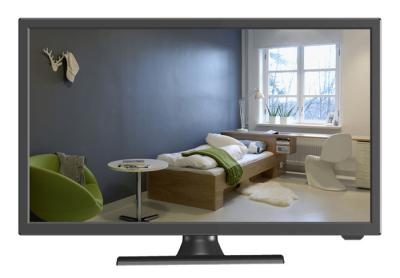 China 18,5 Zoll DVB T Digital Fernsehdc mit großem Bildschirm 12V PVR MPEG4 H.264 für Wohnzimmer zu verkaufen