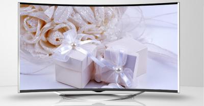 Cina L'alta luminosità OLED sottile ha curvato lo schermo a 49 pollici del jumbo dello schermo 4K Android della TV in vendita