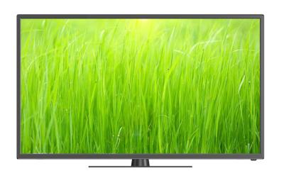 China Direct Lit 32 Inch HD Ready LED TV Narrow Bezel OSD Language Glass Stand for sale