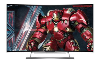 Κίνα Στενό bezel 55 «έκαμψε τη TV των οδηγήσεων, το LG uhd έκαμψε το ψήφισμα TV 3840x2160 προς πώληση