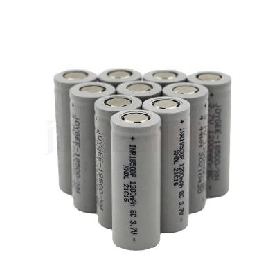 China Toys Li Ion Battery 18500 Rechargeable Li-ion Battery 3.7v 8C 1200mah A Size For Electronics for sale